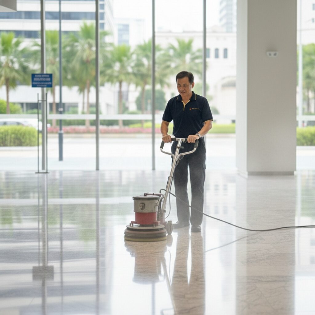 Marble Floor Polishing